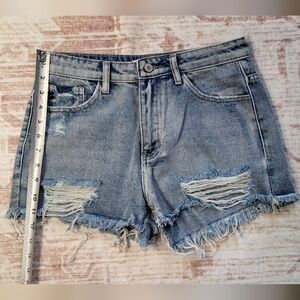 Kancan Size Small Jean Shorts Light Wash